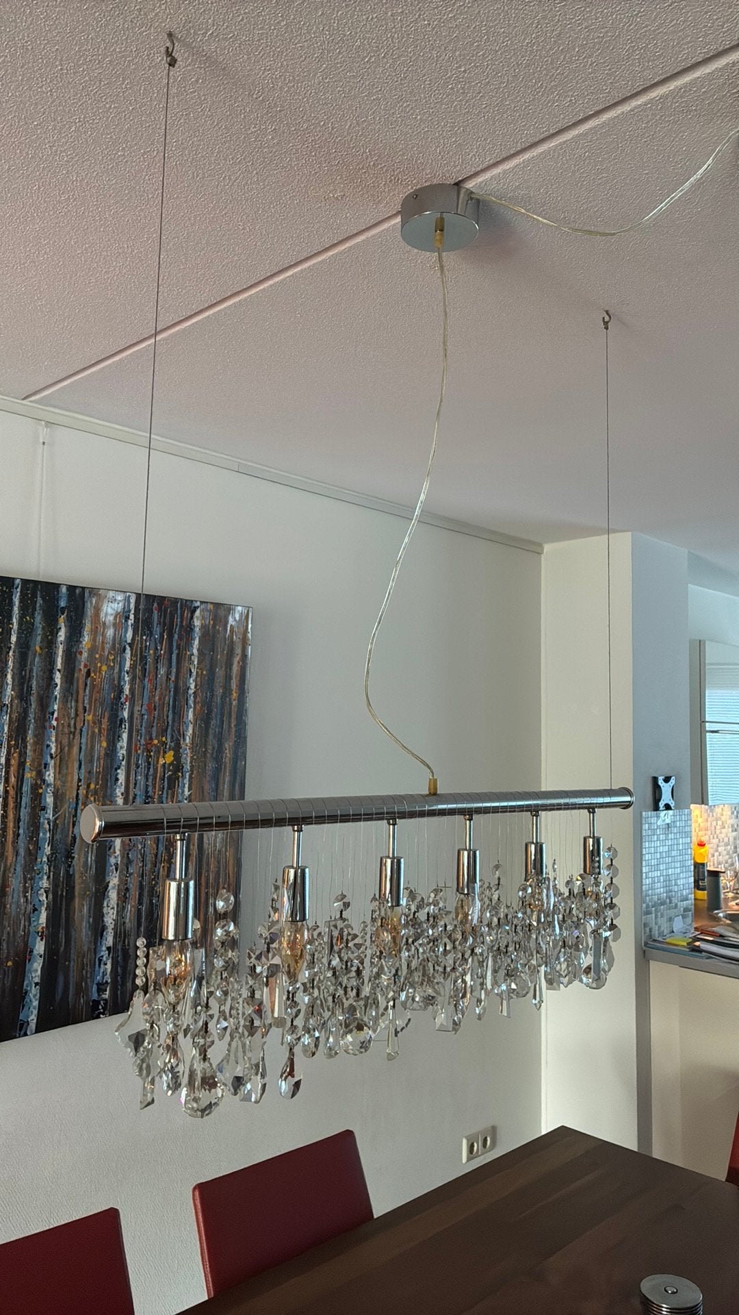 Designer Hanglamp eettafel (Bo concept), Ophalen, Zo goed als nieuw