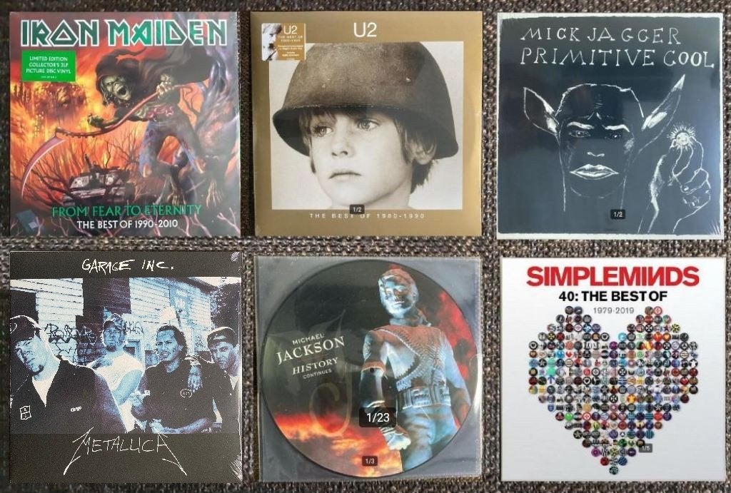 Lp: Metallica,U2,Iron Maiden,Michael Jackson,Amy W.,Guns n'R, Ophalen of Verzenden, Geseald, 12 inch, Nieuw in verpakking