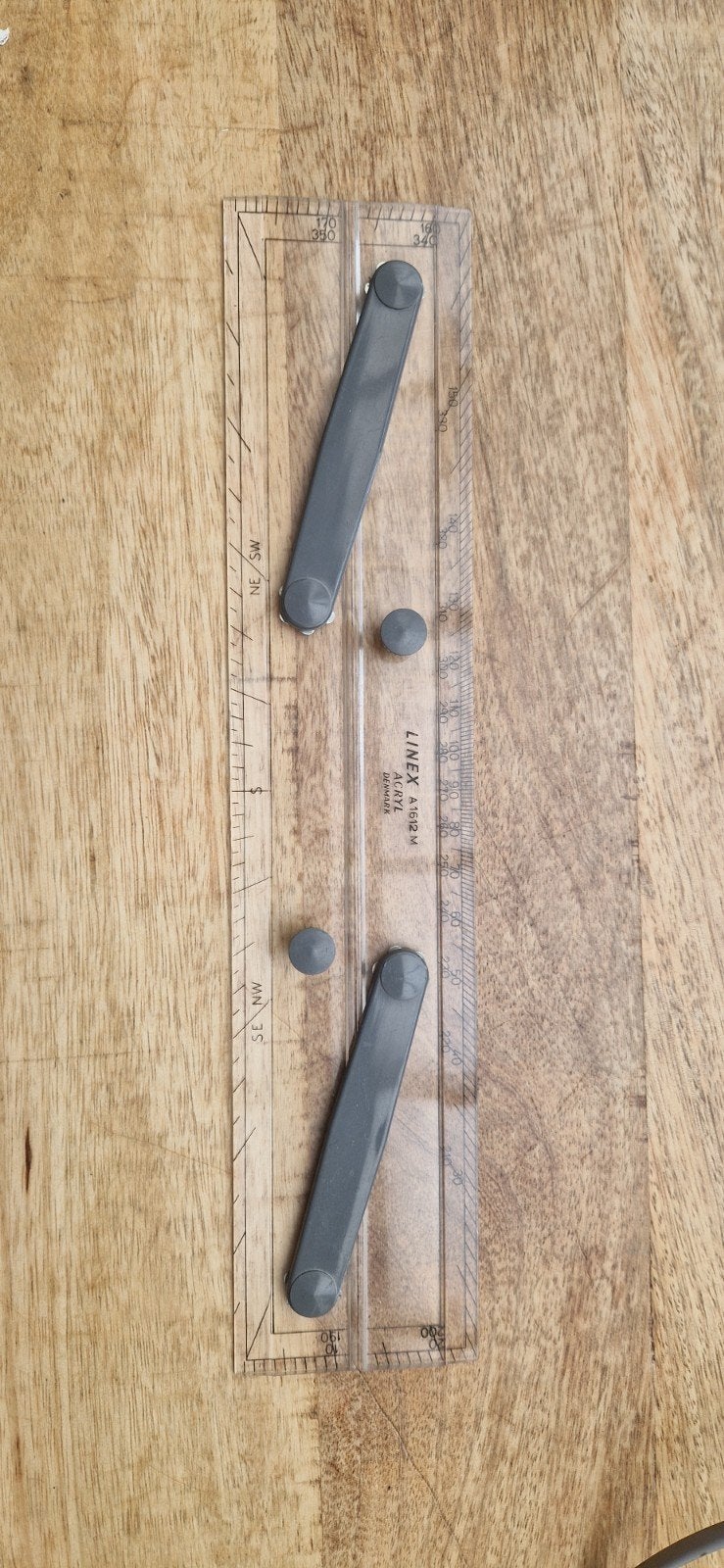 Linex A1612M Parallel Liniaal - Nautisch Tekengereedschap, Verzenden, Zo goed als nieuw