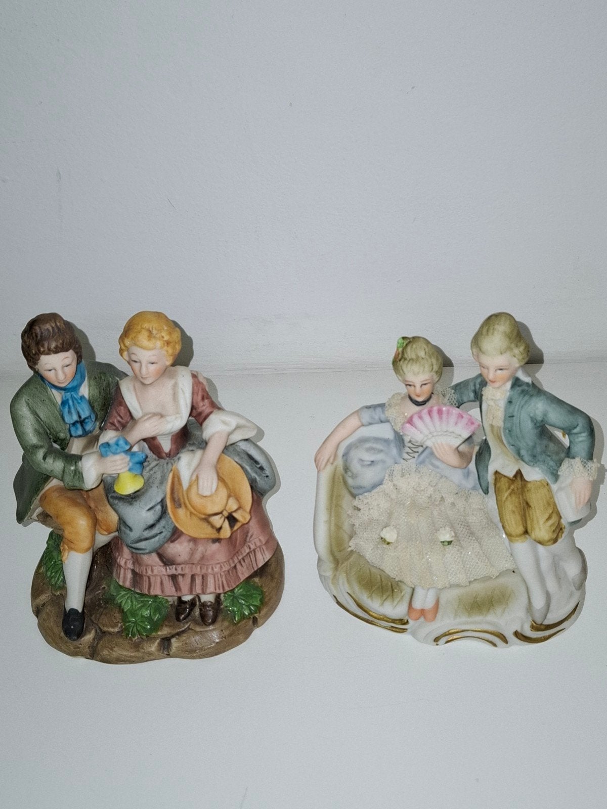 schattige oude beeldjes uit erfenis . oud, Ophalen of Verzenden, Gebruikt