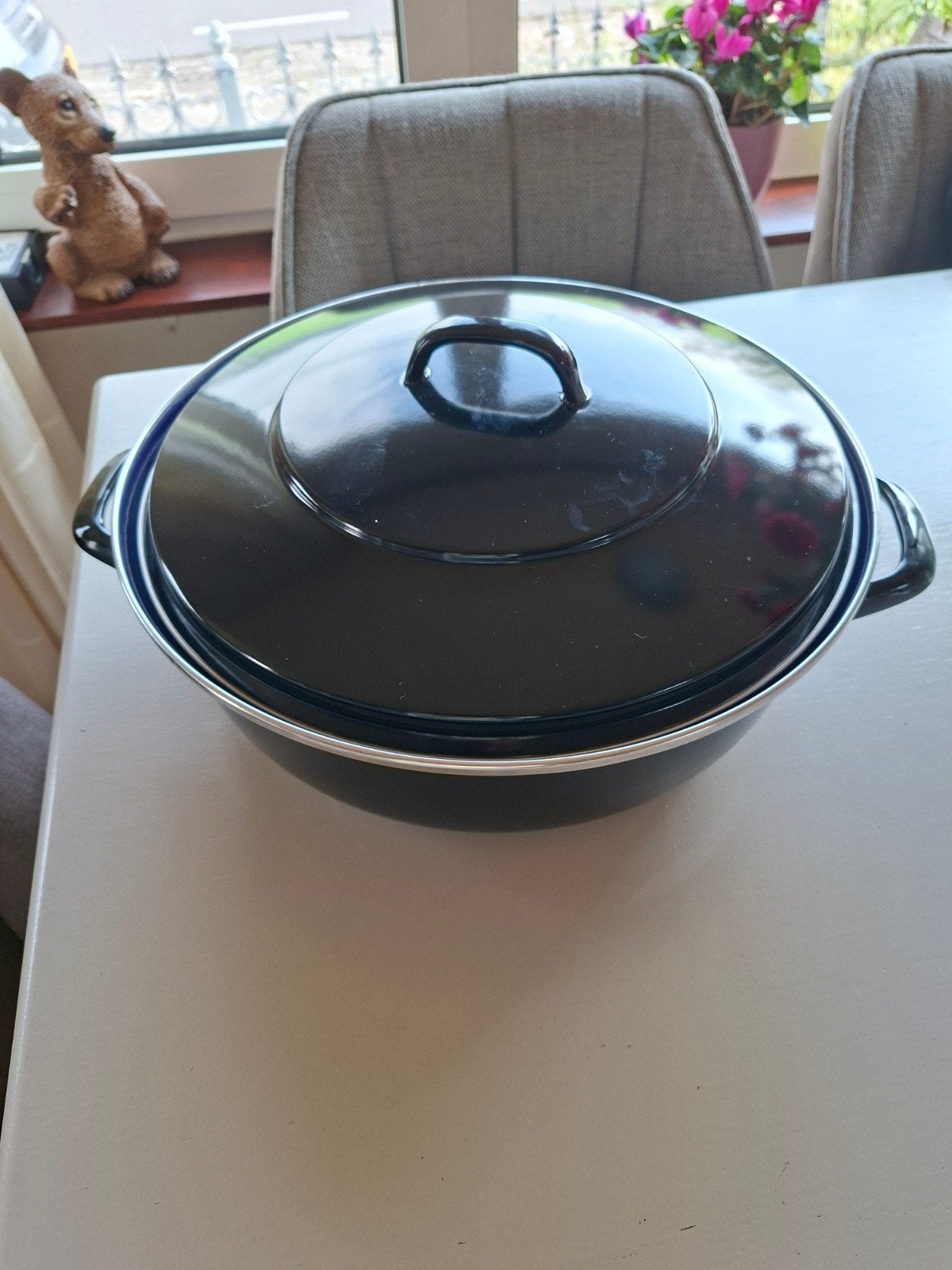 BK Fortalit emaille braadpan 36 cm/7,5 L, Ophalen, Gebruikt, BK, Emaille