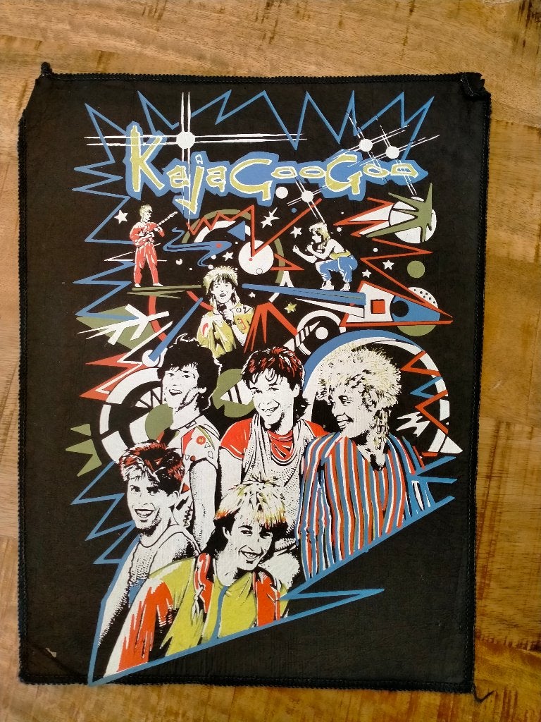KaJaGooGoo Limahl vintage pop muziek backpatch embleem patch, Ophalen of Verzenden, Gebruikt, Kleding