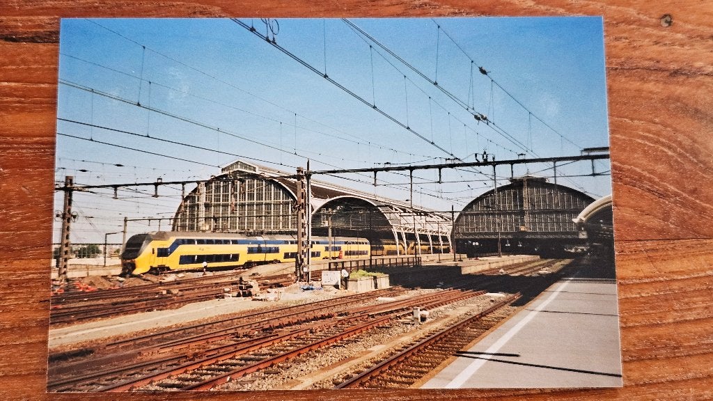 Foto TREIN NS Nederlandse Spoorwegen Dubbeldekker DDIRM, Verzenden, Gebruikt, Trein, Overige typen