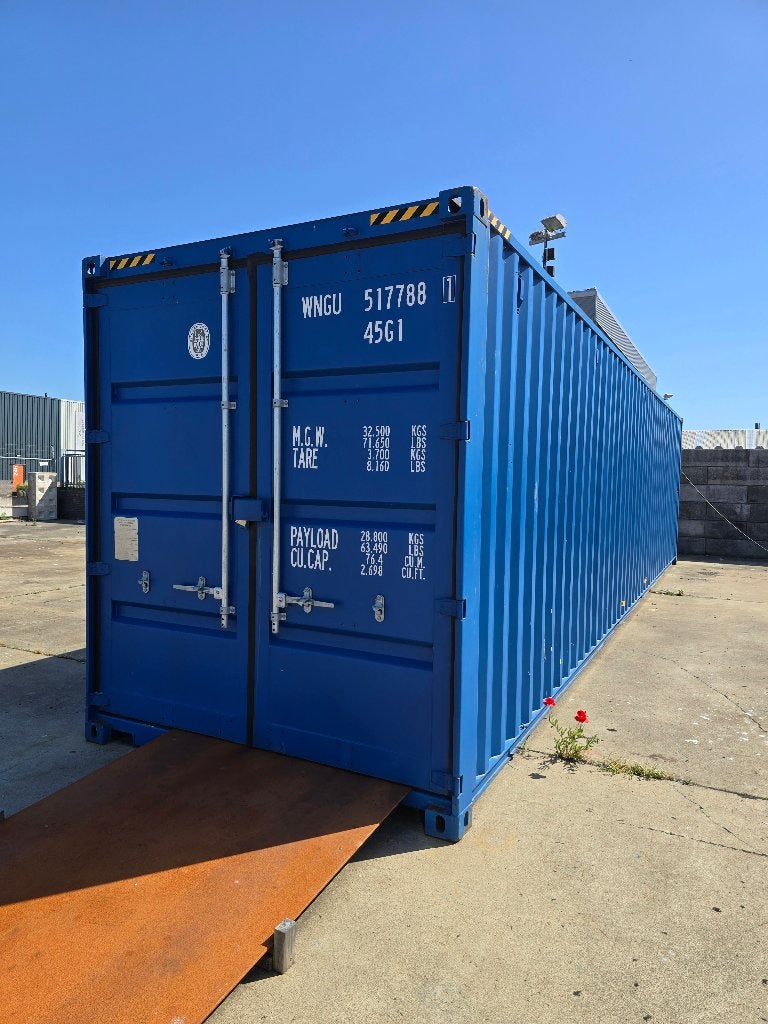 Werkplaats / opslag container, Ophalen
