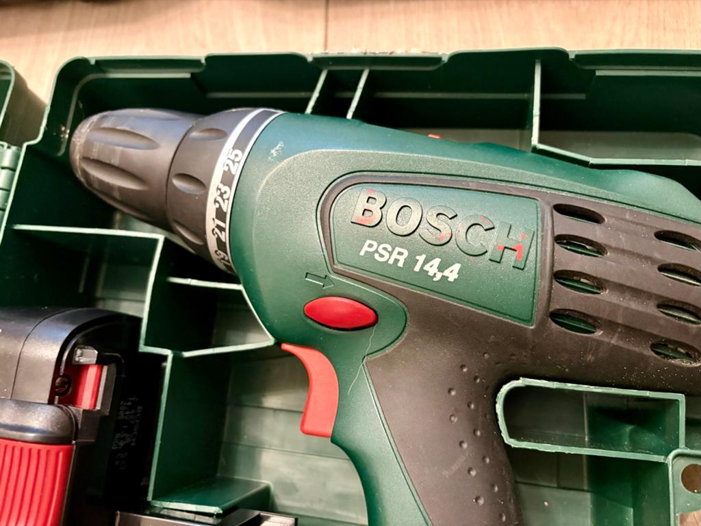 Bosch PSR 14,4 Accuboormachine in koffer, Doe-het-zelf en Verbouw, Gereedschap | Boormachines, Ophalen, Gebruikt, Minder dan 400 watt