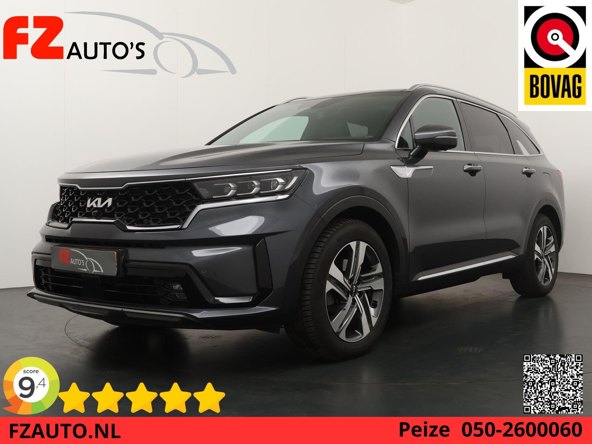 Kia Sorento 1.6 T-GDI Plug-in Hybrid 4WD ExecutiveLine - Nav, Auto's, Automaat, 14 kWh, Gebruikt, Euro 6