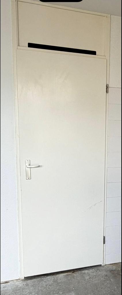 TE KOOP; 2 nette opdek deuren 83x201,5, Ophalen, 80 tot 100 cm, Binnendeur, Zo goed als nieuw