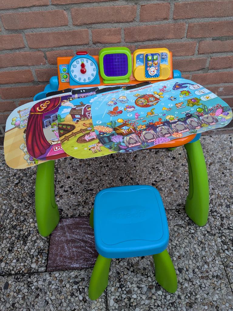 VTech Preschool Mijn Magisch Bureau 3 in 1 Blauw - ZGAN, Ophalen, Zo goed als nieuw, 2 tot 4 jaar