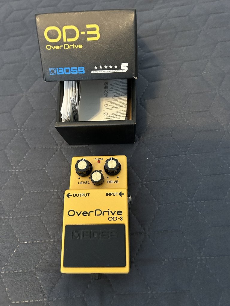 BOSS OD-3 in nieuwstaat!!, Muziek en Instrumenten, Effecten, Ophalen of Verzenden, Zo goed als nieuw, Distortion, Overdrive of Fuzz