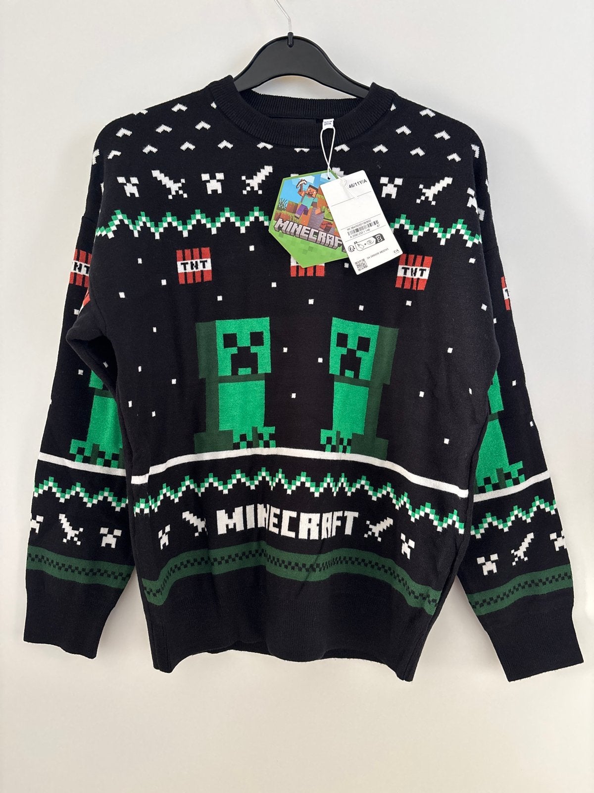 Mooie kwaliteit Minecraft trui - C&A - Maat 146, Ophalen of Verzenden, Zo goed als nieuw, Jongen of Meisje, Trui of Vest
