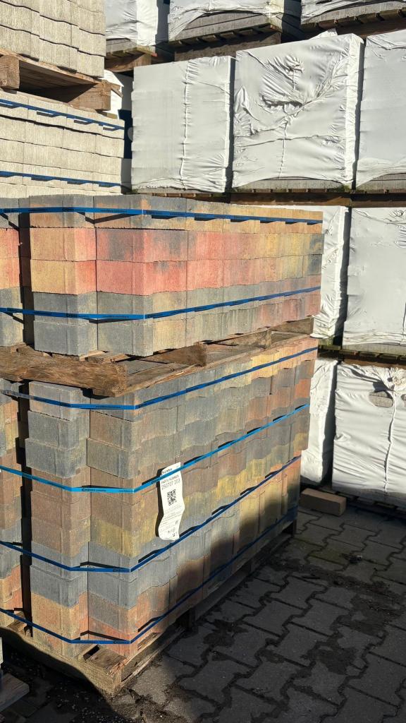 H verbandsteen, klinker 8 cm bont zonder facet strak, Tuin en Terras, Tegels en Klinkers, Klinkers, Nieuw, Ophalen of Verzenden