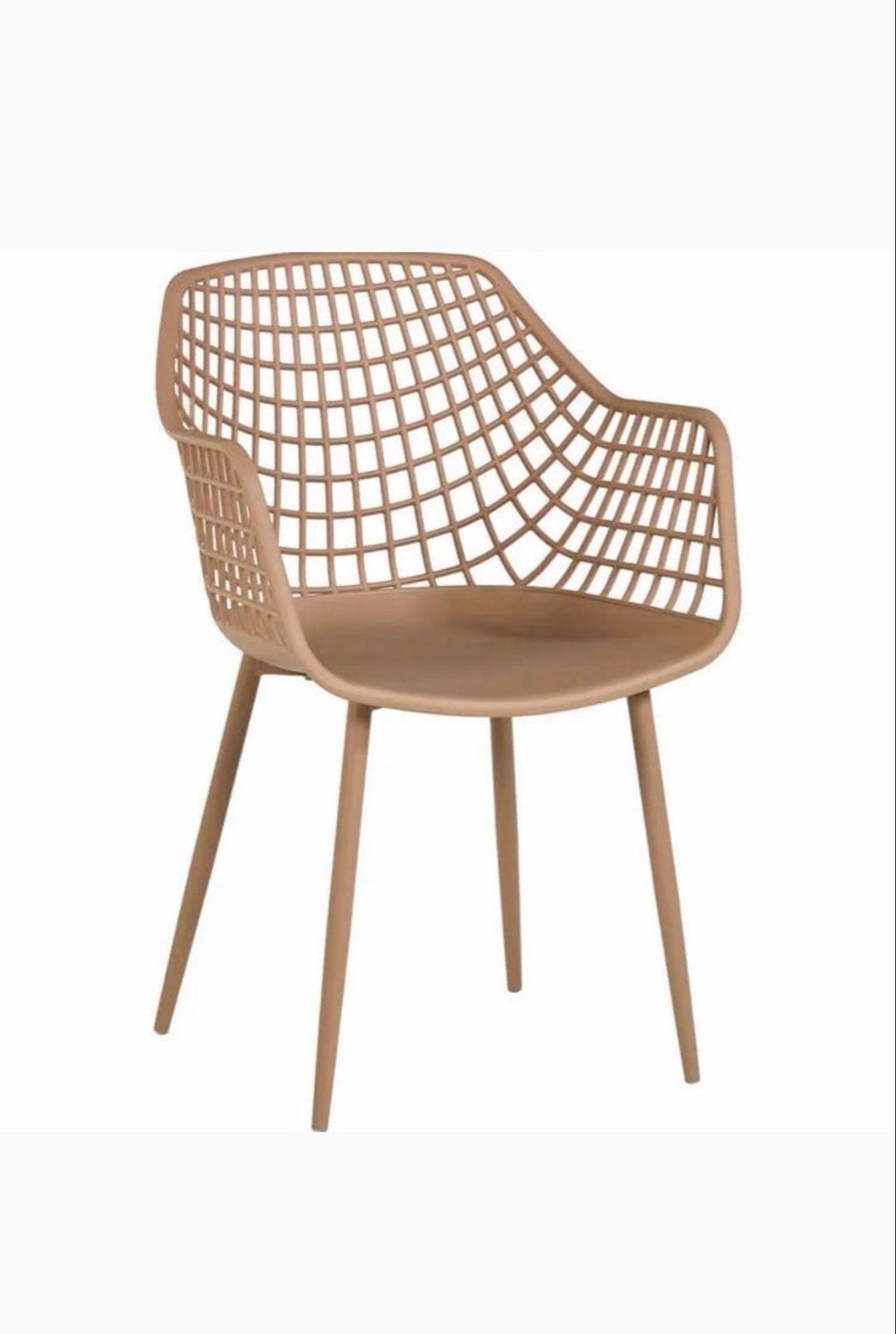 6 gloednieuwe Kwantum stoelen in taupe, Ophalen, Nieuw, Kunststof