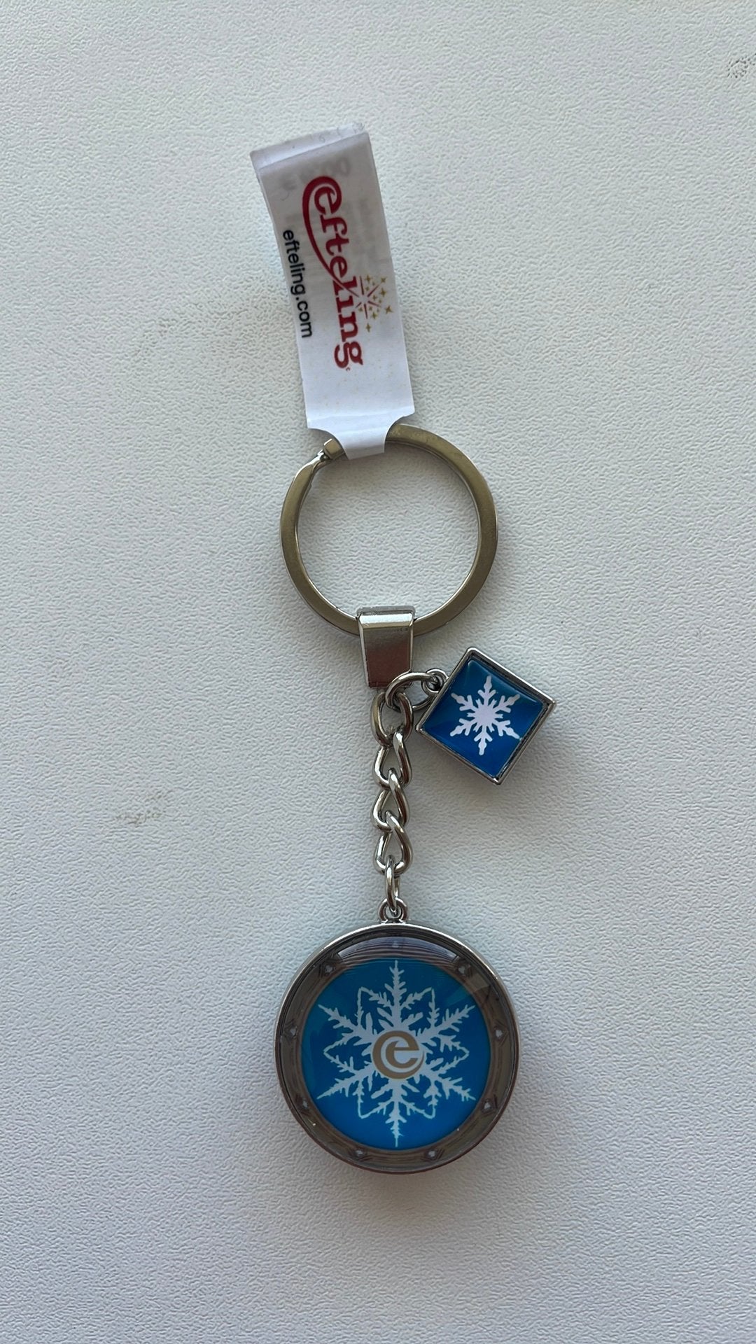 Efteling Sleutelhanger Winter Efteling IJskristal, Ophalen of Verzenden, Nieuw, Button of Speldje
