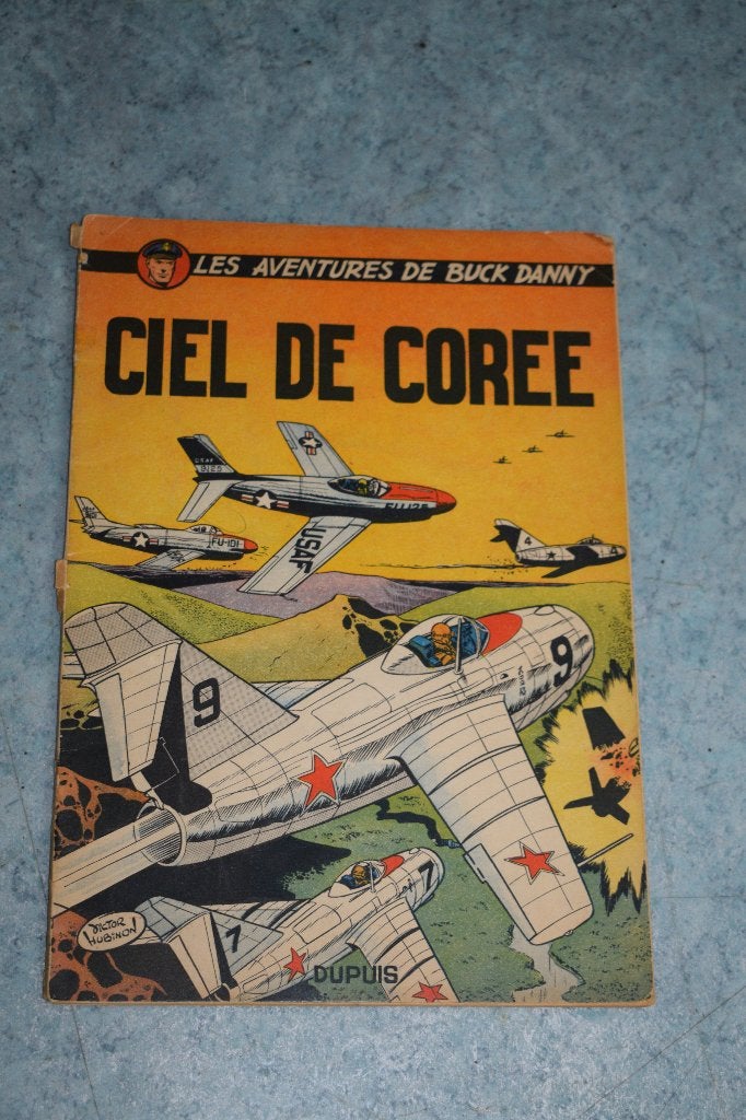 strip stripboek buck danny ciel coree 1954 top conditie, Eén stripboek, Ophalen of Verzenden, Gelezen