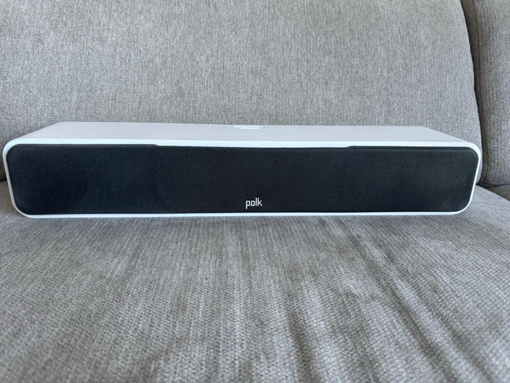 Polk Signature S35e Center Speaker Wit - Krachtig Geluid, Zo goed als nieuw, 120 watt of meer, Center speaker, Ophalen