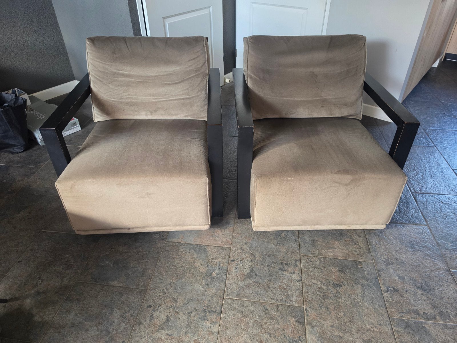 Twee Passe Partout fauteuils - Gebruikt, Ophalen, Gebruikt, 100 tot 125 cm, 75 tot 100 cm