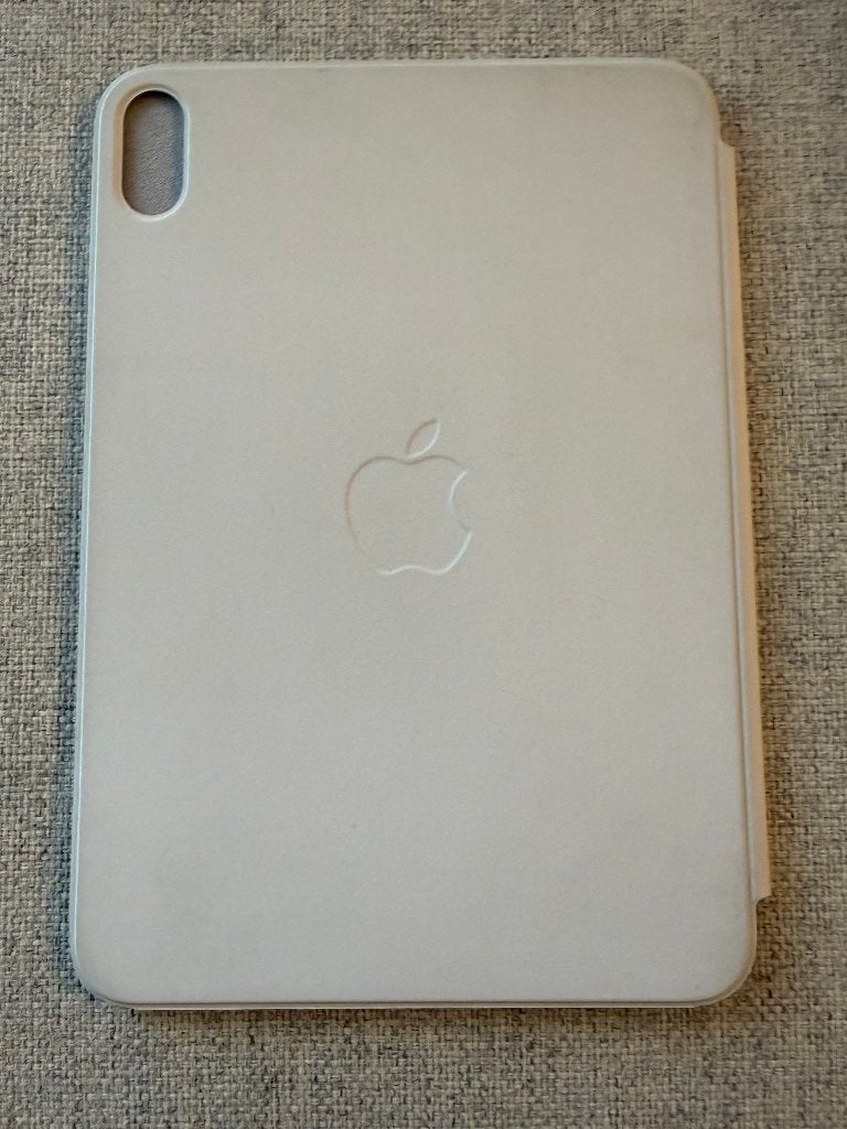 Original Apple Smart Folio for iPad Mini 6/7.gen White, Gebruikt, 8 inch, Bescherming voor- en achterkant, Ophalen of Verzenden
