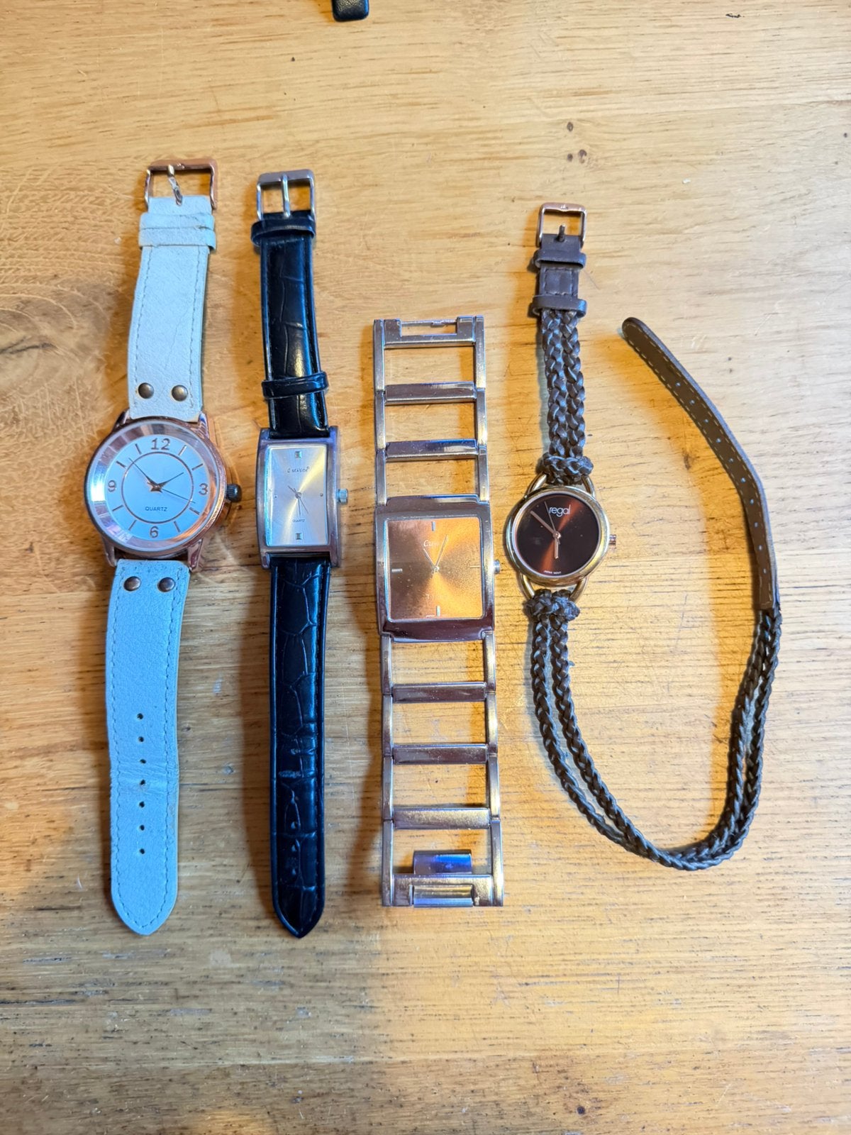 Set horloges 4, Ophalen of Verzenden, Zo goed als nieuw, Staal, Overige merken