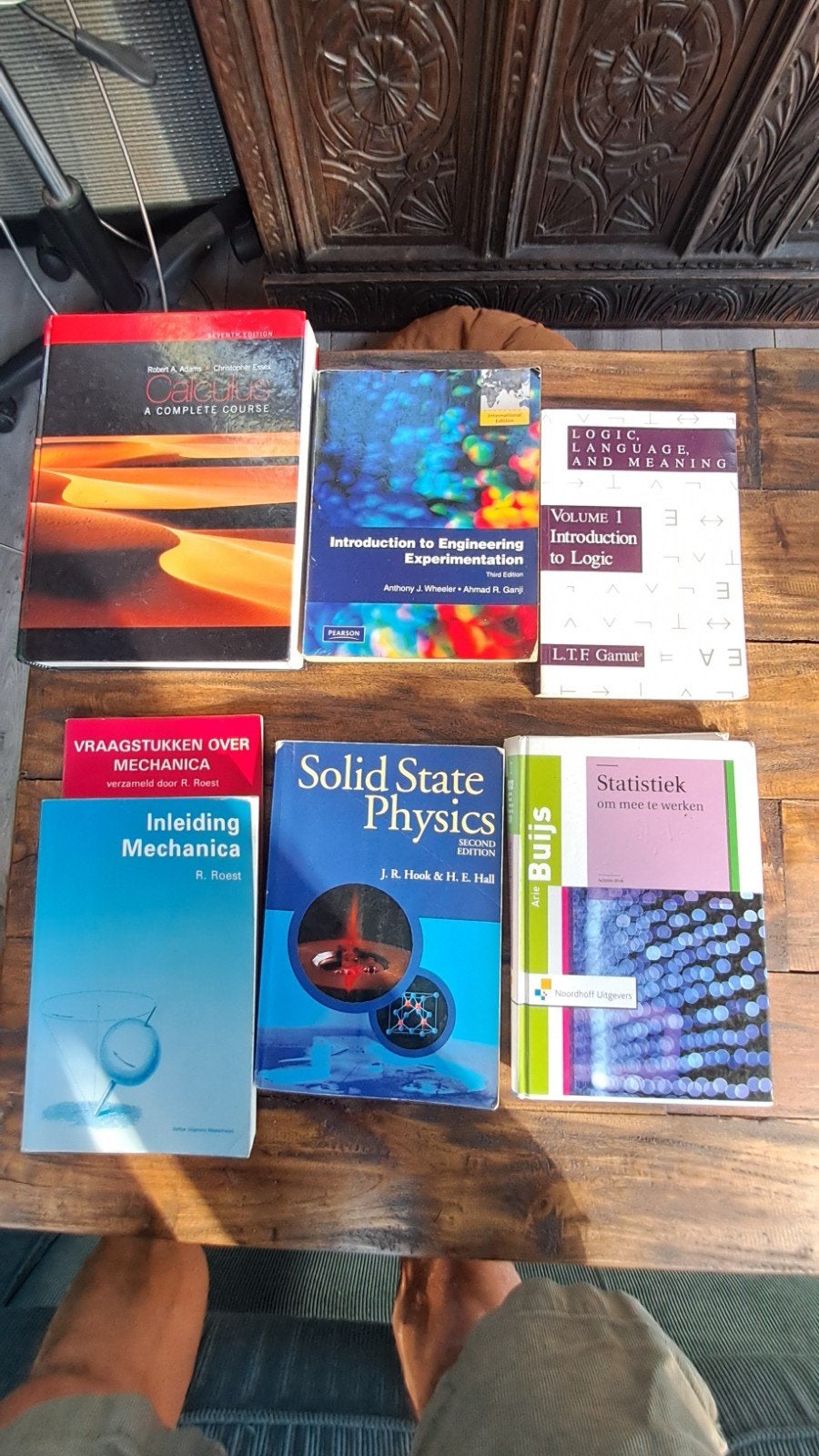 Diverse studieboeken Calculus, Mechanica, Fysica, Statistiek, Gelezen, Diverse auteurs, Beta, HBO