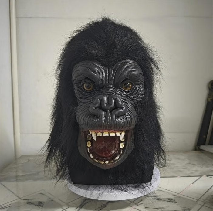 Horror Gorilla full face masker, Ophalen of Verzenden, Nieuw, Halloween of Griezel