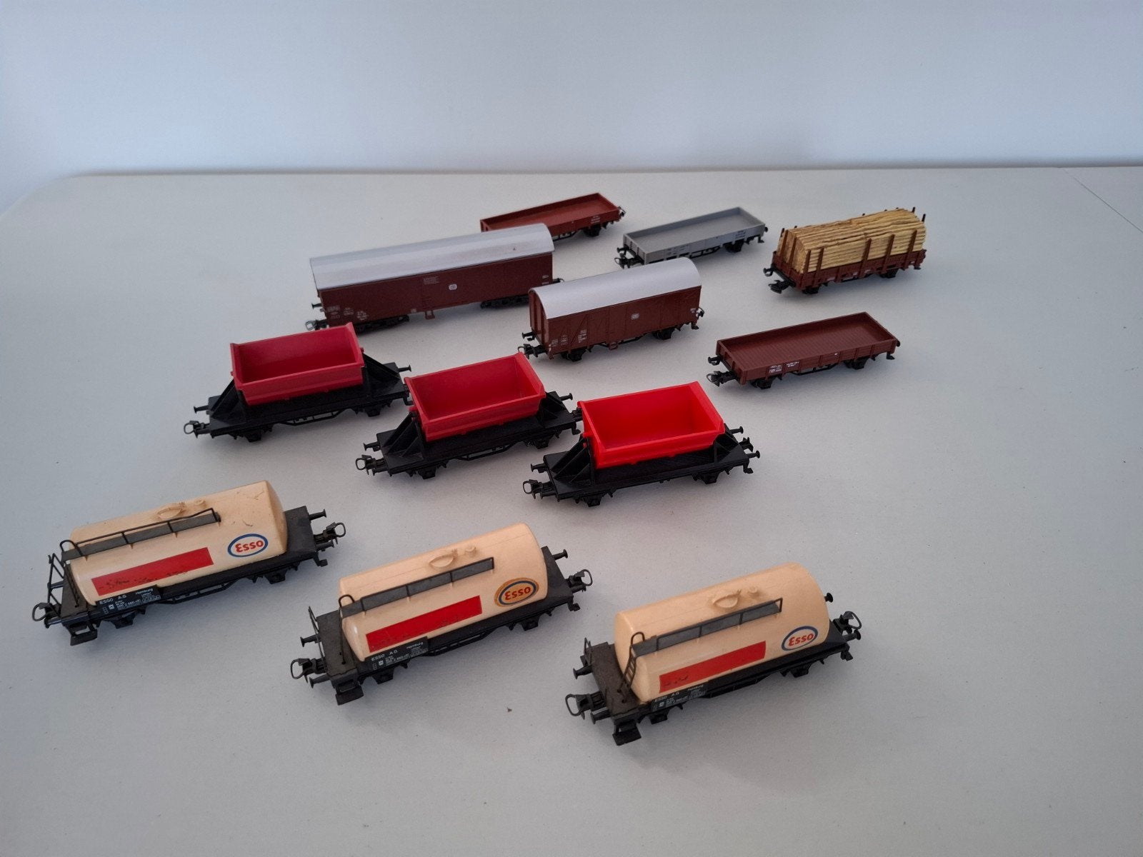 Marklin H0 goederenwagons 12x van de DB, Wisselstroom, Ophalen of Verzenden, Märklin, Gebruikt