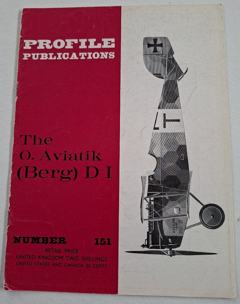 Profile boekje O. Aviatik(Berg) DI Duits/ Oostenrijkse jager, Hobby en Vrije tijd, Overige merken, 1:200 of kleiner, Verzenden