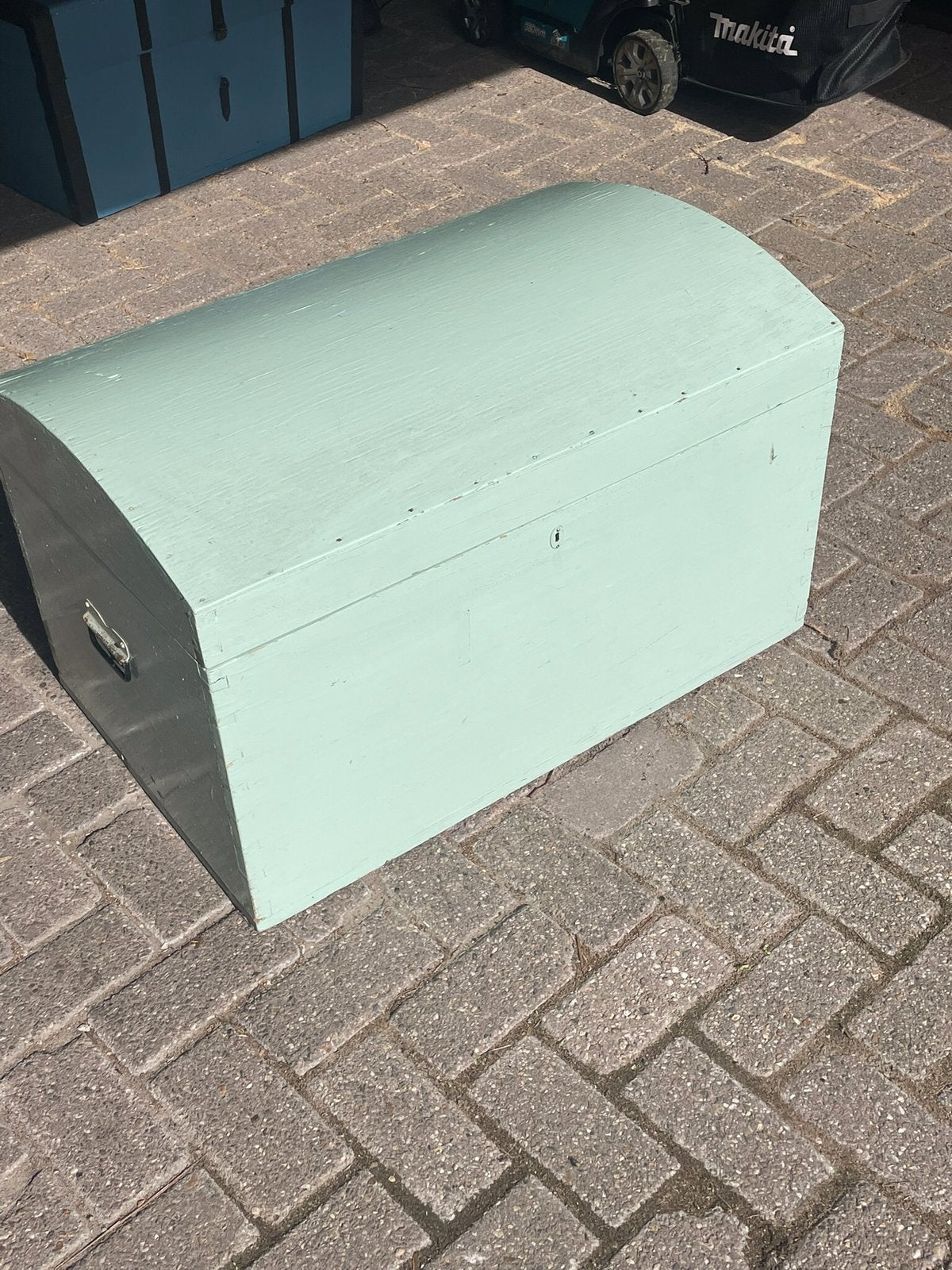 Kist,oud, Huis en Inrichting, Ophalen, Gebruikt, Overige materialen