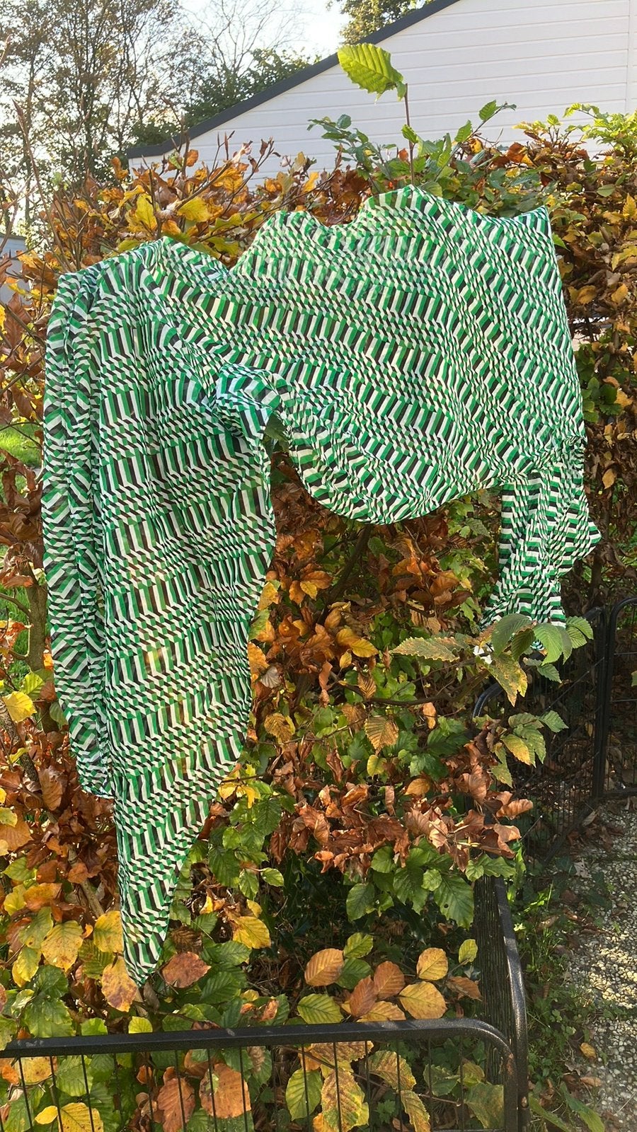 Vintage Claudia Sträter shawl, 100% zijde., Ophalen of Verzenden