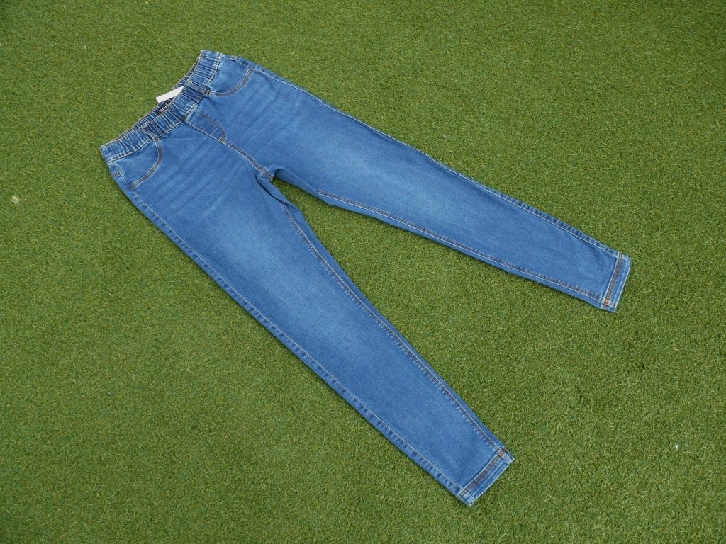 MS Mode spijker legging maat M als nieuw, Legging, Blauw, Maat 40/42 (M), Ophalen of Verzenden