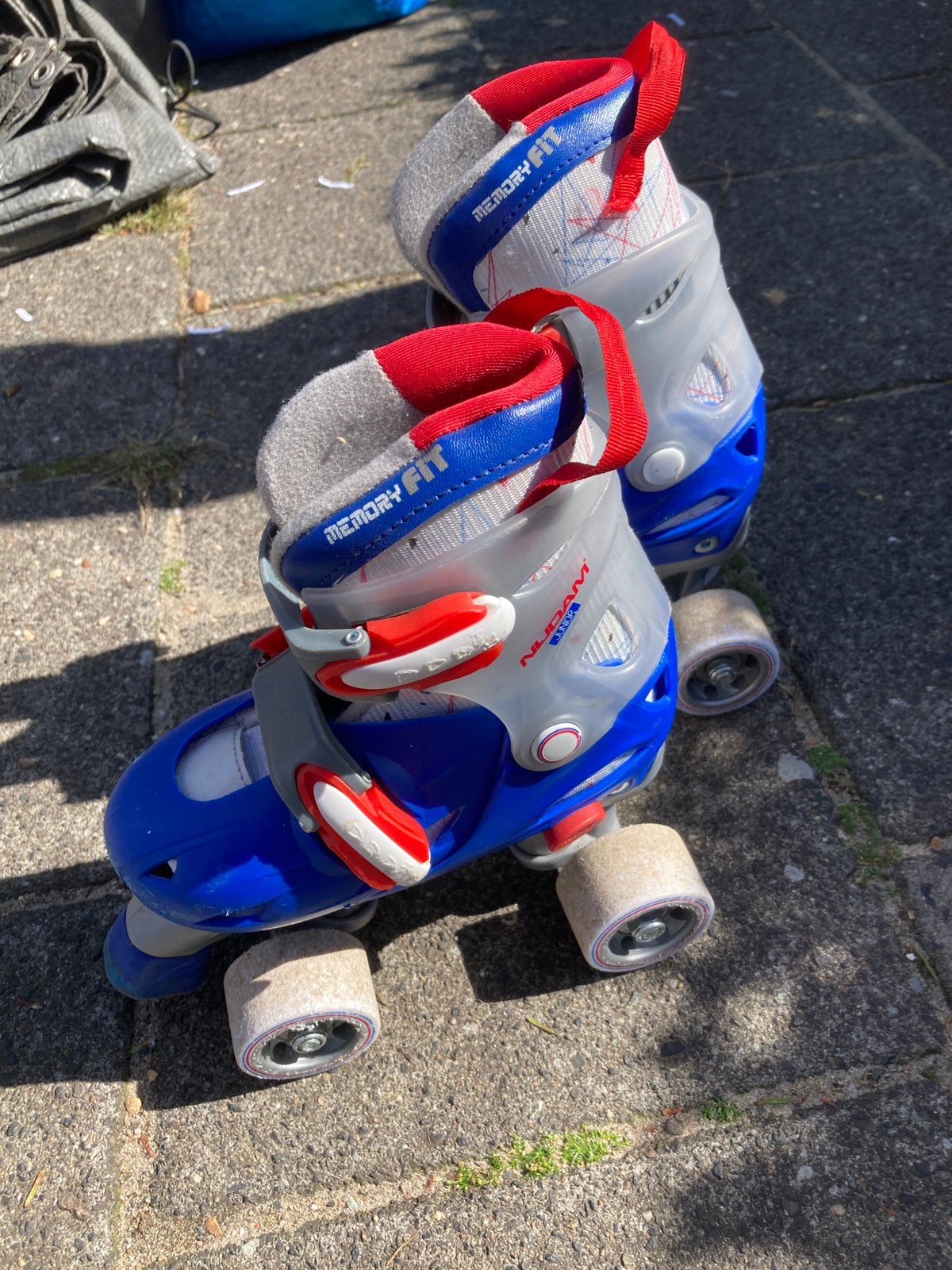 Rolschaatsen Nijdam junior verstelbaar 30-33, Kinderen, Ophalen of Verzenden, Verstelbaar, Gebruikt