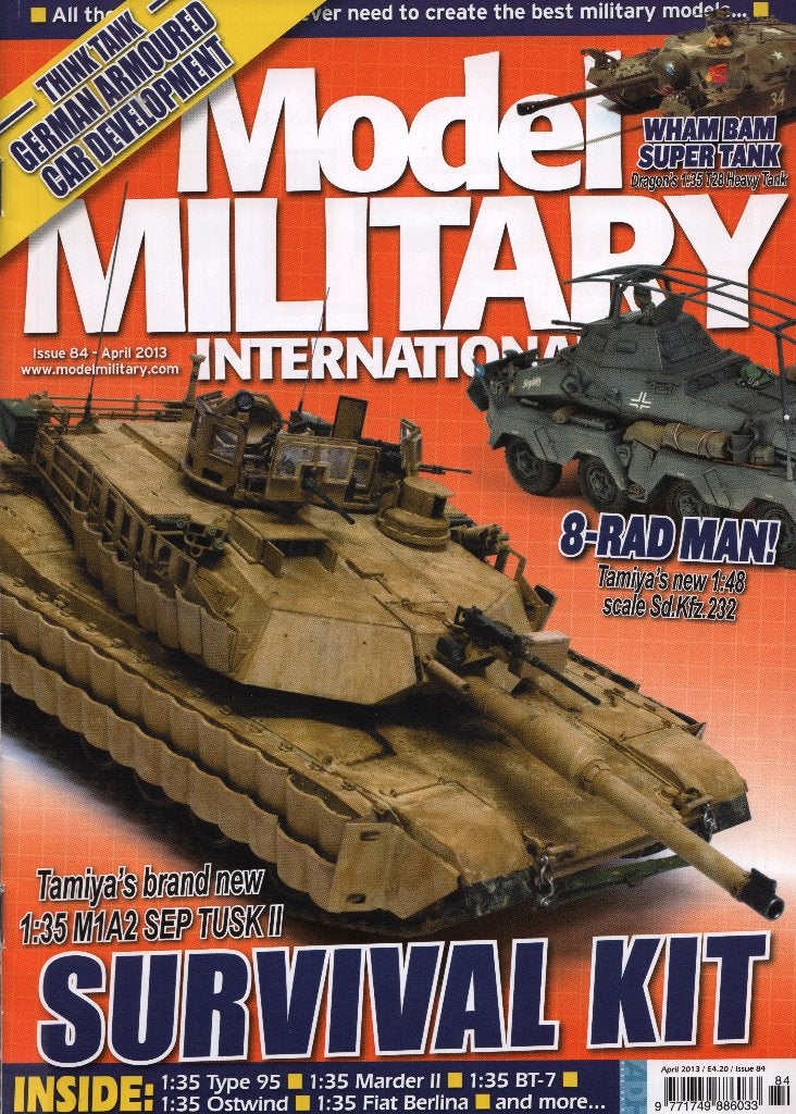 Model Military international magazine No 84, Overige merken, Auto, 1:32 tot 1:50, Nieuw