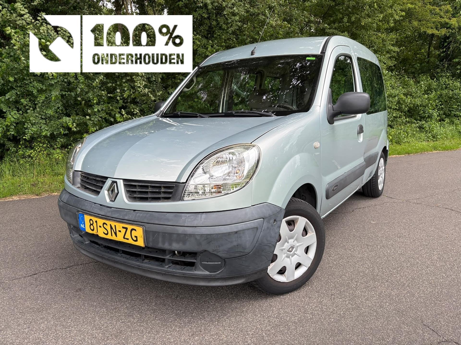 RENAULT Kangoo Rolstoelauto! 1.2 16V Authentique, Stof, 4 cilinders, Bedrijf, Handgeschakeld