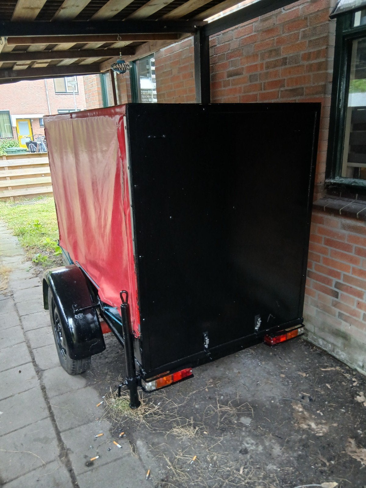 trailer in top staat, Ophalen, Gebruikt