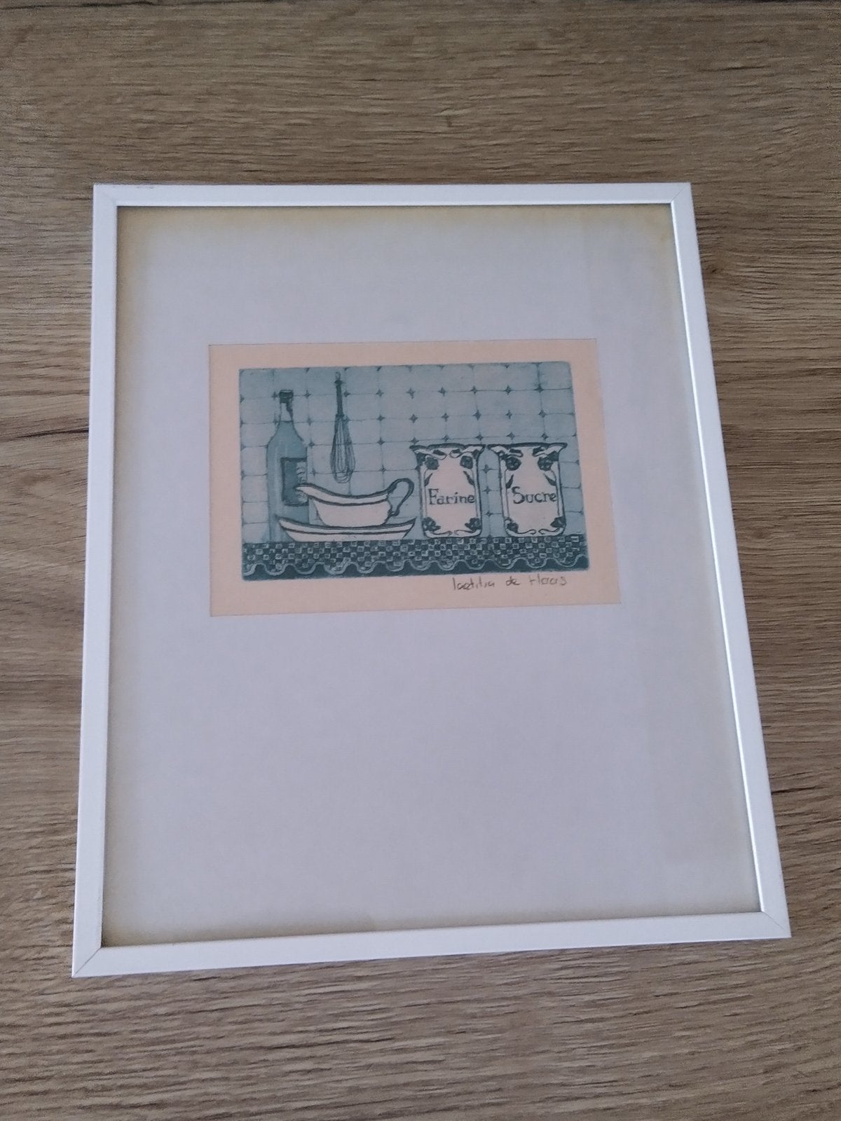 Laetitia de Haas keuken 3 (a) 1978, gesigneerd., Ophalen of Verzenden