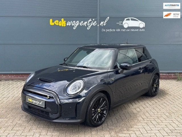 MINI Electric Cooper SE *carplay *navi *stoelverw. *17 inch, Auto's, Gebruikt, 33 kWh, 4 stoelen, Leder en Stof