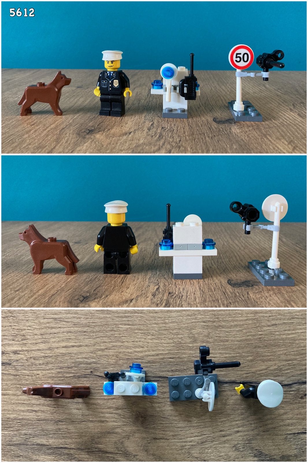 Lego City 5612 Police Officer (politieman), Ophalen, Gebruikt