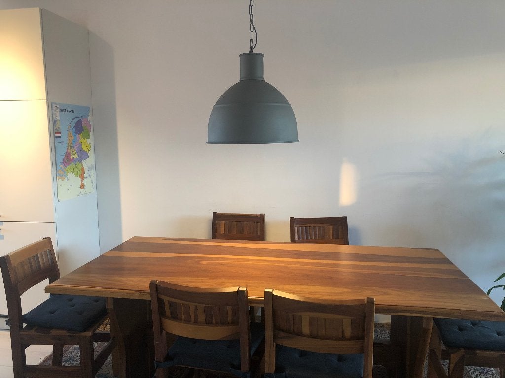 Tafel met zes stoelen, Ophalen, Gebruikt, 200 cm of meer, 50 tot 100 cm