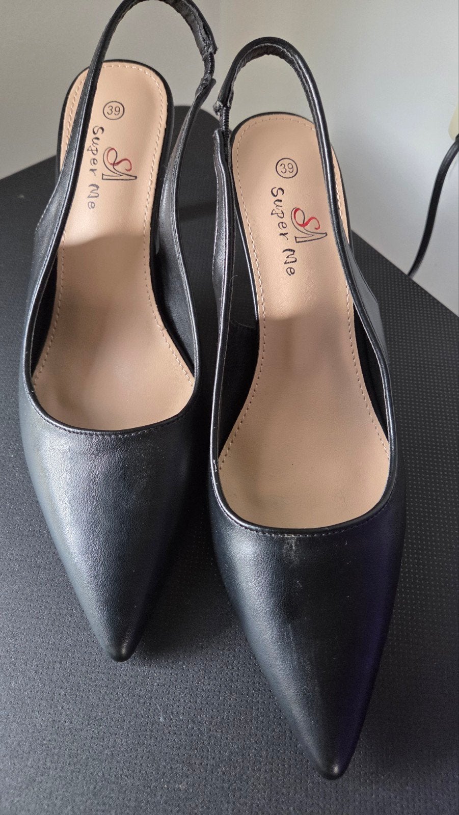 SUPER ME  ZWARTE PUMPS, Super me, Zwart, Ophalen of Verzenden, Zo goed als nieuw