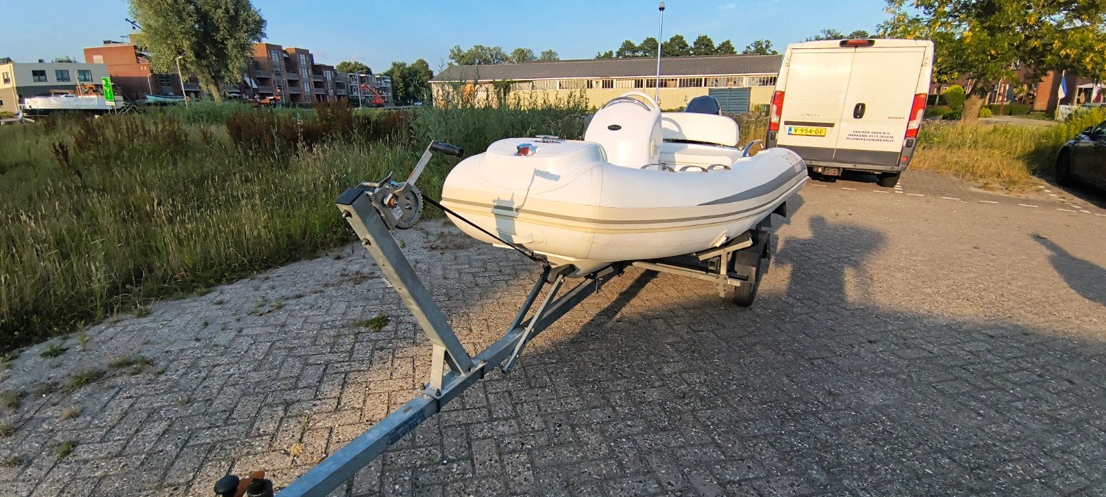 rib rubberboot Grand golden line, Grand, Ophalen, Polyester/glasvezel, Gebruikt