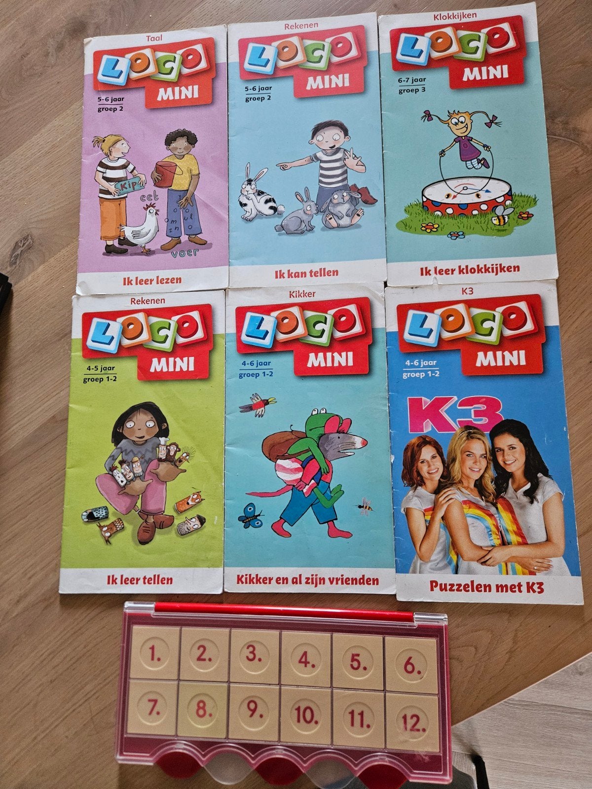 6 Loco Mini boekjes + Loco Mini basisdoos, Ophalen, Gebruikt, Puzzelen
