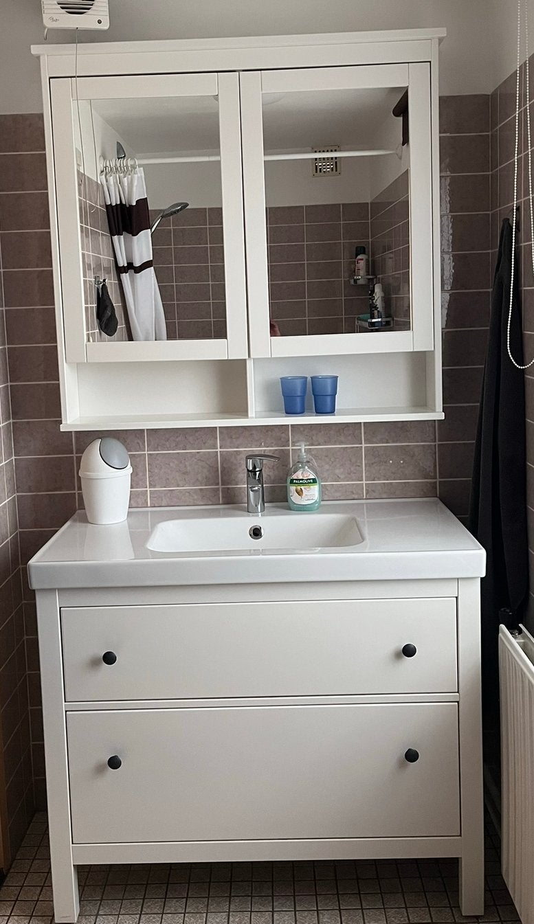 Ikea Hemnes badmeubel, Ophalen, Gebruikt, 100 tot 150 cm, Overige typen