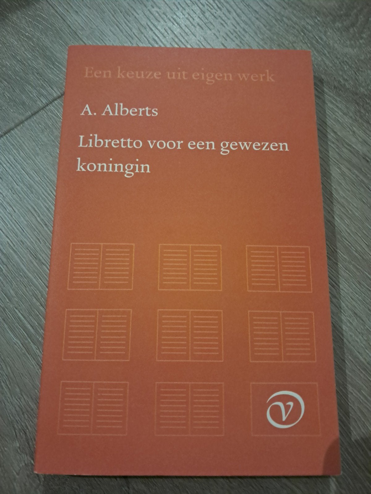 Z4 Libretto voor een gewezen koningin - A. Alberts, Ophalen of Verzenden, Zo goed als nieuw, A. Alberts, Nederland