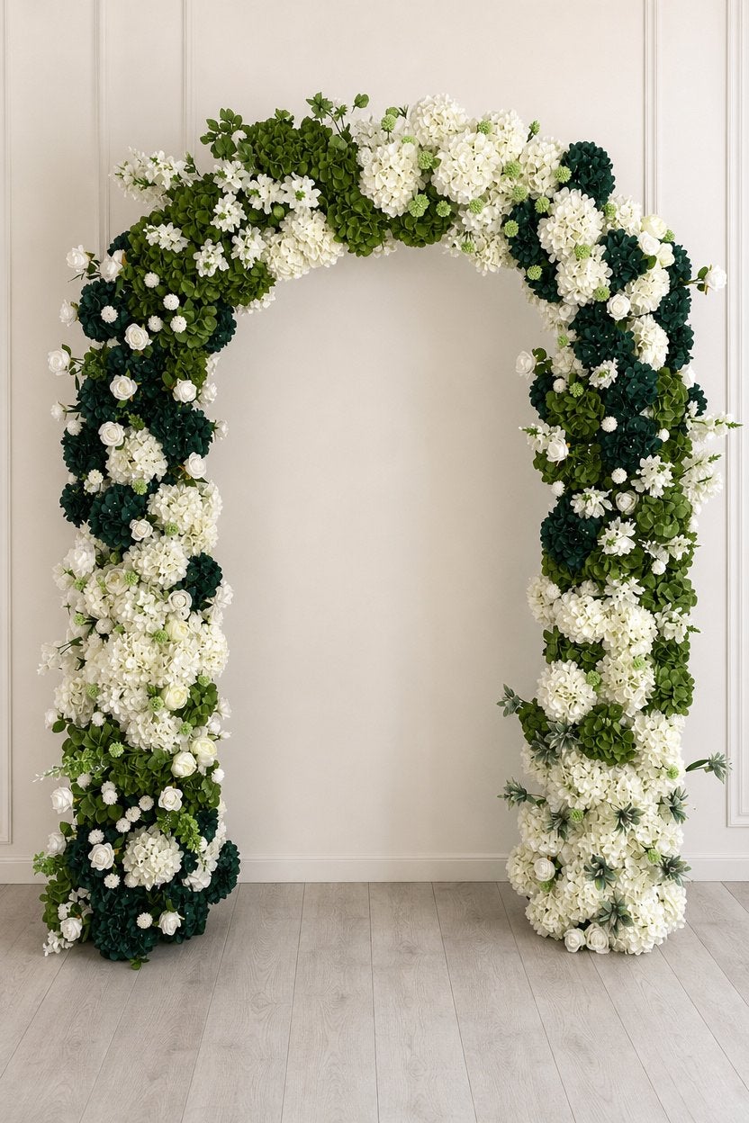 Bruiloft decoratie huren | Grote wit groene bloemenboog, Hobby en Vrije tijd, Feestartikelen | Verhuur, Ophalen, Zo goed als nieuw
