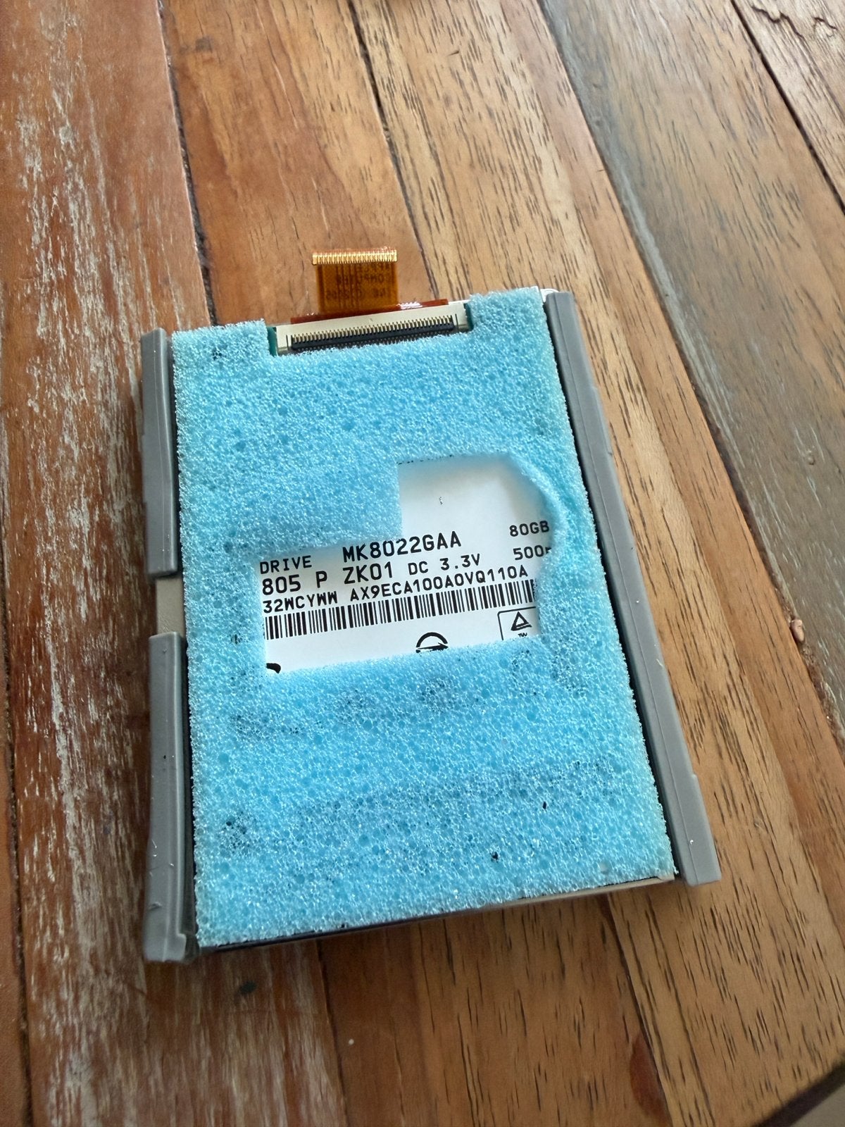 80GB HDD voor iPod Classic - Werkend, Ophalen of Verzenden, Zo goed als nieuw
