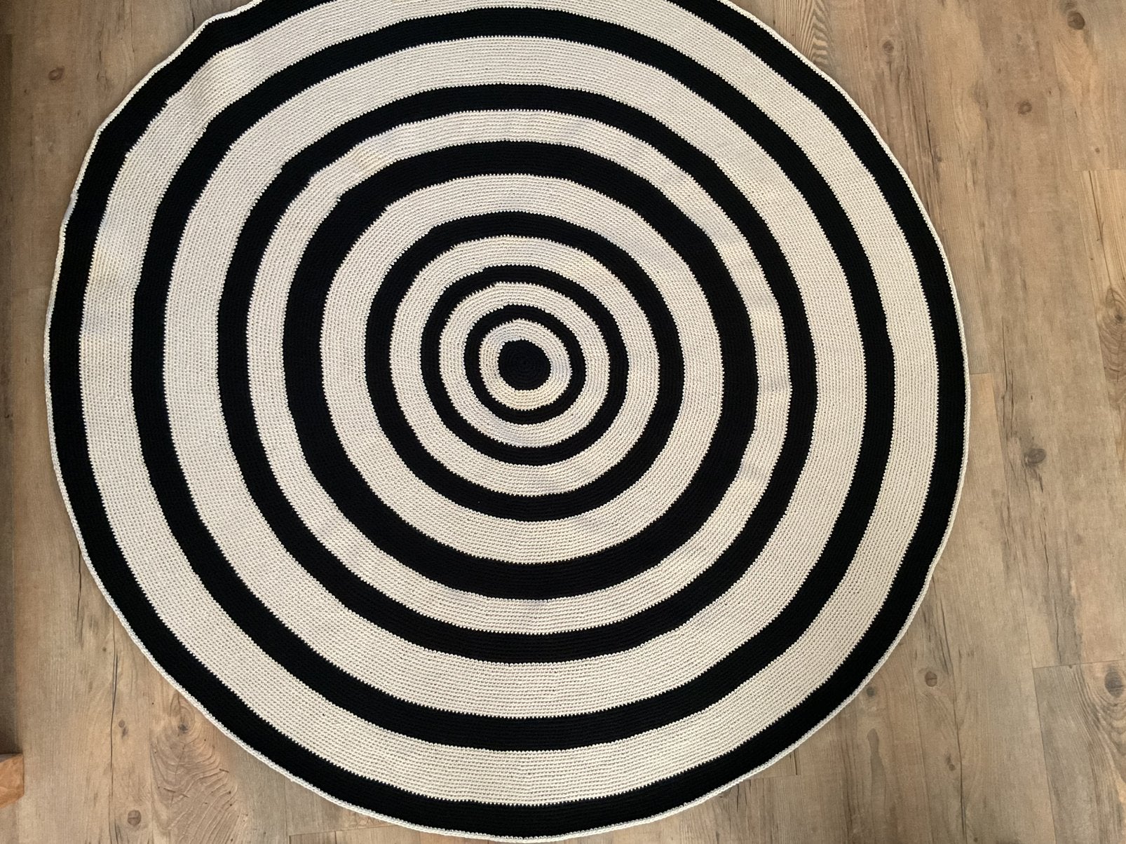 Vloerkleed NIEUW, 100 tot 150 cm, Beige, Rond, Nieuw