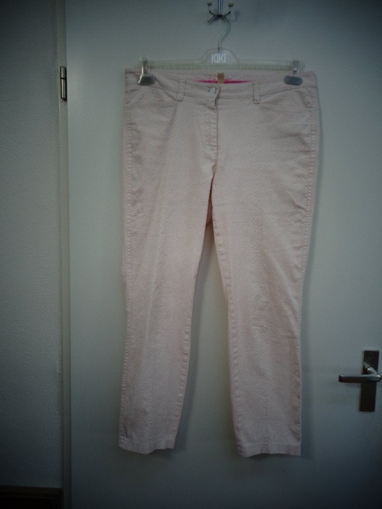Cambio broek maat 44, lichtroze, slangenprint, Kleding | Dames, Broeken en Pantalons, Cambio, Maat 42/44 (L), Ophalen of Verzenden
