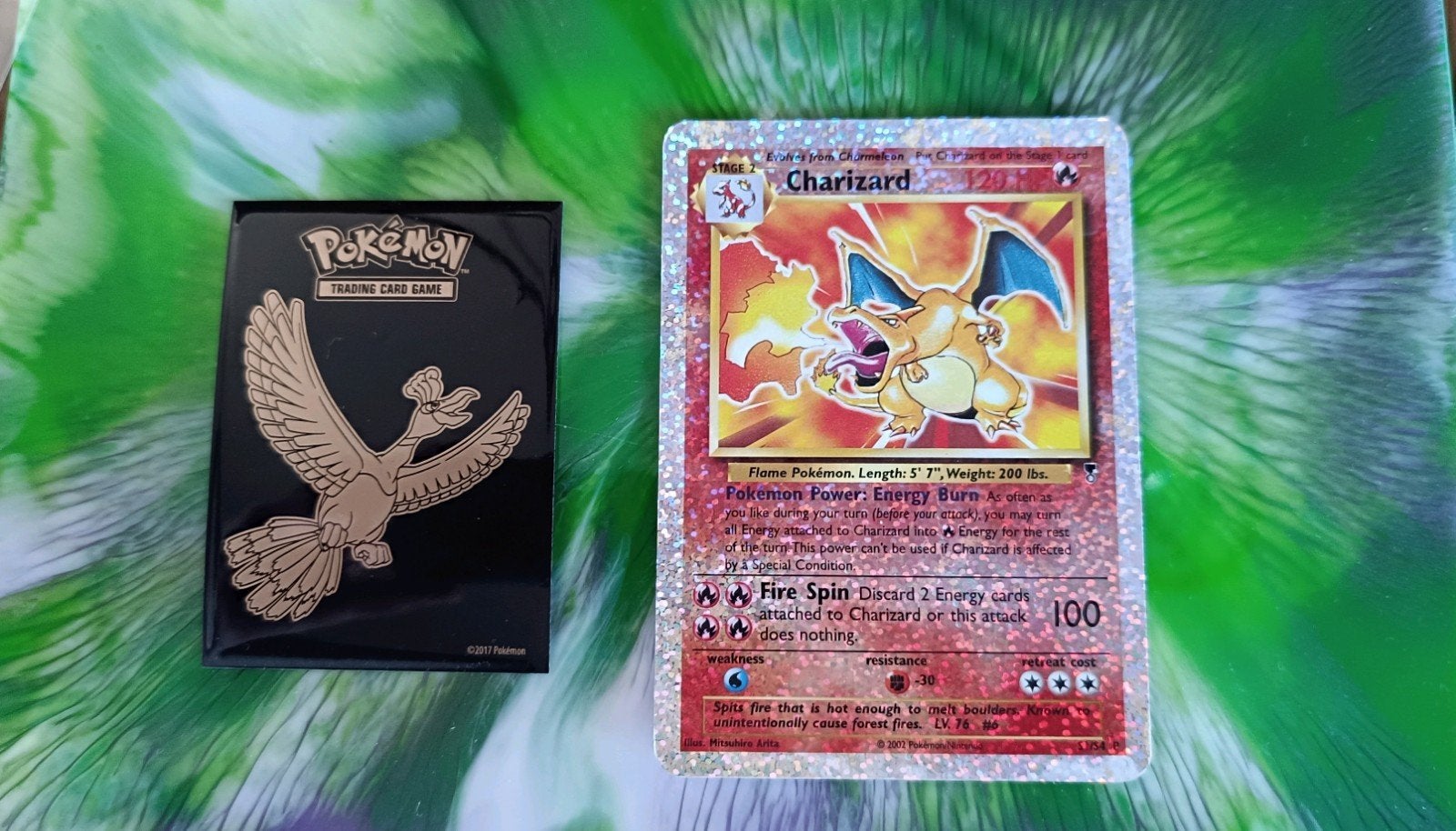 Charizard Box Topper Legendary Collection 2002, Ophalen of Verzenden, Losse kaart