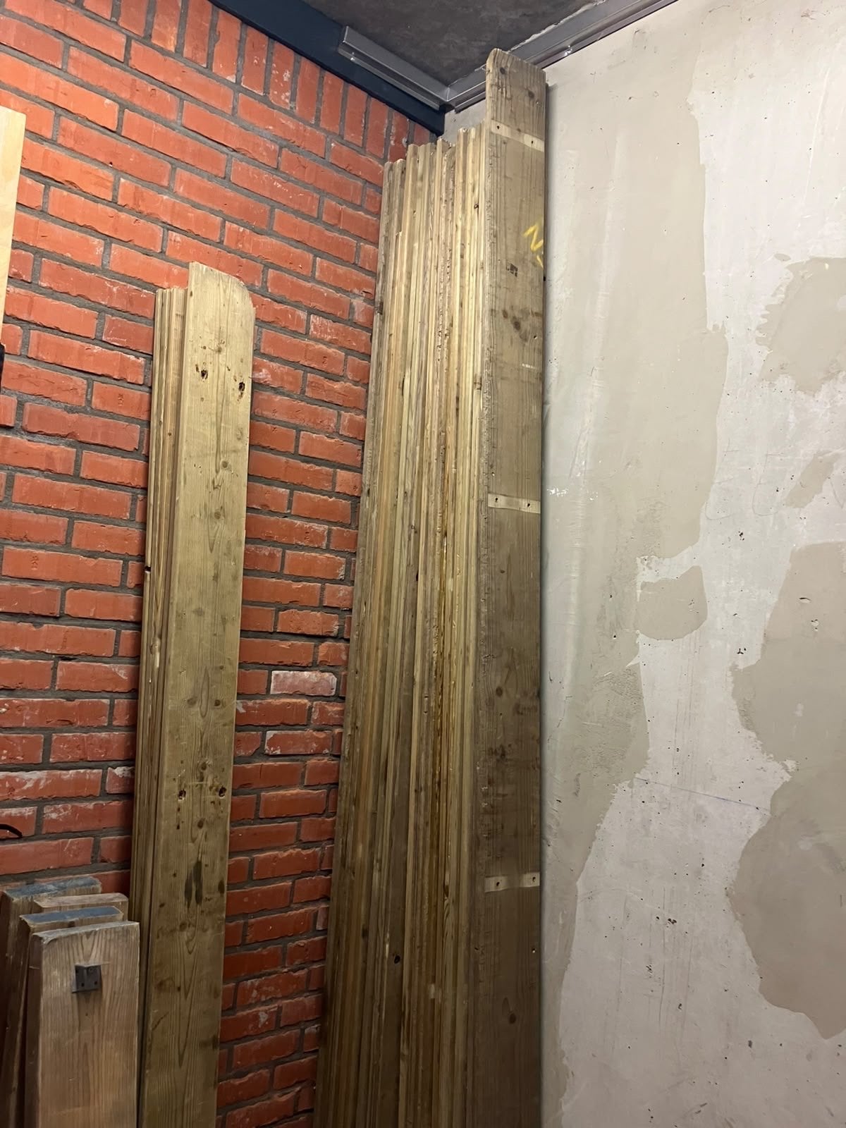 Steigerhout planken 200-240 cm, Ophalen, Gebruikt, Minder dan 25 mm, 200 tot 250 cm