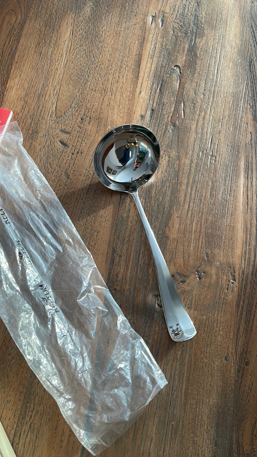 Keltum Haags lofje soeplepel, Ophalen of Verzenden, Zo goed als nieuw, Rvs of Chroom