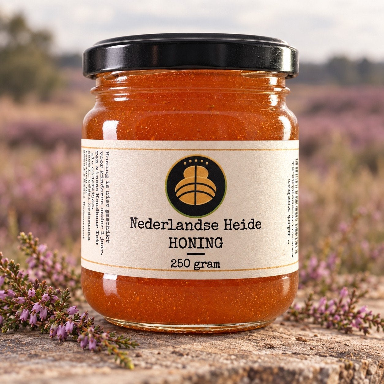 Nederlandse heidehoning 250gr, vanaf €45 gratis verzenden NL, Ophalen of Verzenden